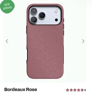 Casely Bordeaux Rose Floral iPhone 17 Pro Max Case